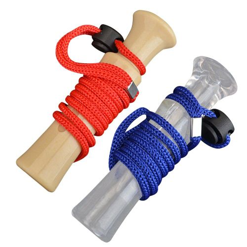 Sifflet D'appel De Canard En Plastique Avec Lanire, Outil Tactique Pour La Chasse En Plein Air