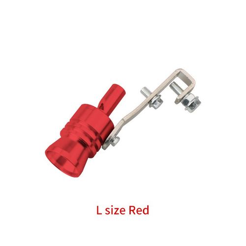 Sifflet D'chappement Turbo Universel Pour Moto,Simulateur De Son D'chappement Modifi,Tuyau D'chappement,Pices De Gnrateur De Son,5 Couleurs,S,M,L,Xl - Type L Red