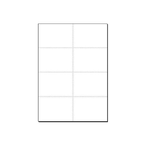 Sigel - Fiches - Blanc - A7 (74 X 105 Mm) - 185 G/M - 160 Carte(S) ( 20 Feuille(S) X 8 )