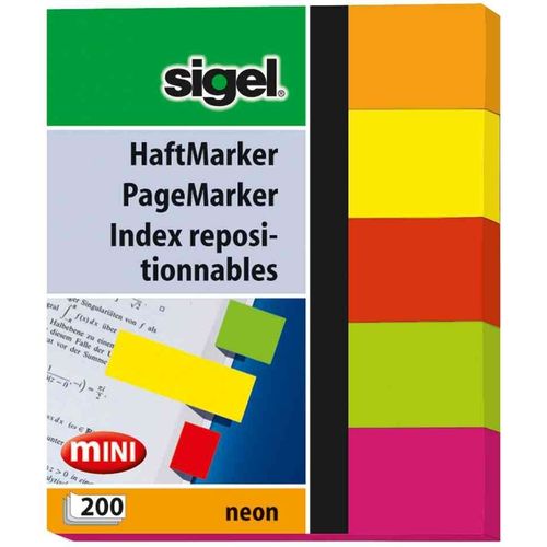 Sigel Index Repositionnables NOn, 50 X 20 Mm, 200 Feuilles