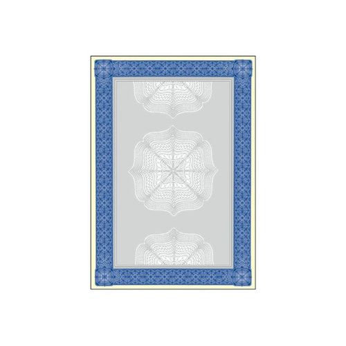 Sigel Design Paper Securities Blue - Papier  Motifs - Bleu Scurit - A4 (210 X 297 Mm) - 185 G/M - 20 Feuille(S)