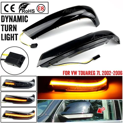 Signal De Direction Dynamique  Led Pour Vw Touareg I Mk1 7l, Rtroviseur, Flash Ating, 2002, 2003, 2004, 2005, 2006, 2 Pices