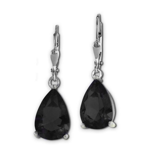 Silberdream Boucles Doreilles Pour Femme Boucles Doreilles Pendantes En Argent 925 Noir Sdo520s