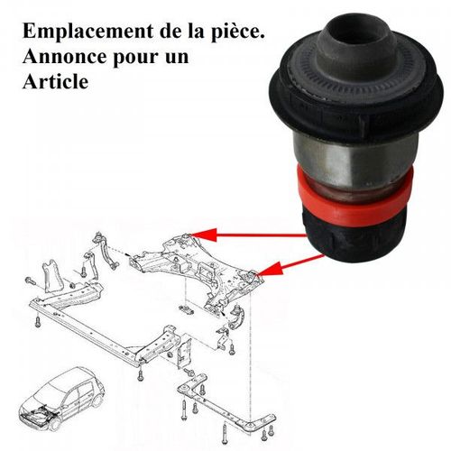 Silent Bloc Du Berceau Avant - Renault Modus 1.5 Dci 82  Part. 12/2004