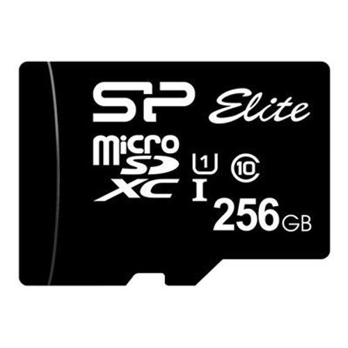 SILICON POWER Elite - Carte mmoire flash (adaptateur microSDXC vers SD inclus(e))
