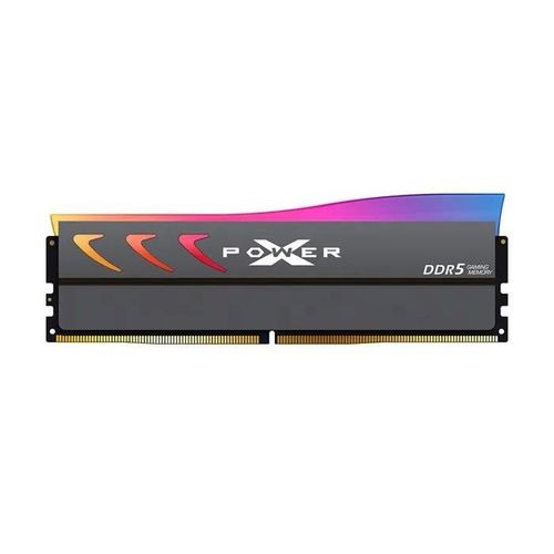 Silicon Power Xpower Storm RGB Module de Mmoire 64 GO 2 X 32 GO DDR5 ECC (SP064GXLWU60BFDK)