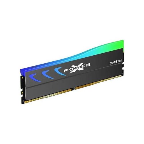 Silicon Power Xpower Storm RGB Module de Mmoire 64 GO (2x 32 GO) DDR5 GAMING UDIMM 6000 MHz CL30 (SP064GXLWU60AFDK)