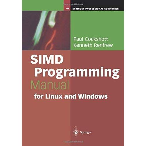 Simd Programming Manual For Linux And Windows    Format Broch 