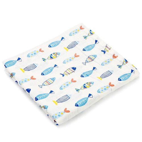 Simfamily-Lange En Mousseline Coton Pour Bb,Serviette De Bain Douce Pour,1 Pice - Type [S6]-100cm And 120cm