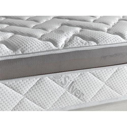 Simpur Relax | Matelas 90x190 Fil D'argent | Mousse  Mmoire De Forme | paisseur 25 Cm | Ferme En Profondeur Et Doux En Surface