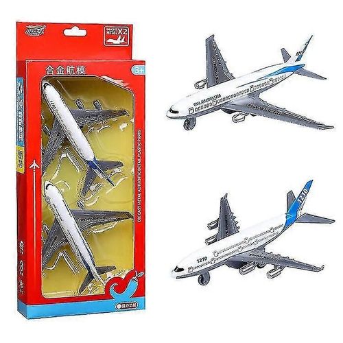 Simulation d'avion en alliage, jouet, Boeing 777, modle d'avion de passagers, Airbus, bote colore, emballage cadeau