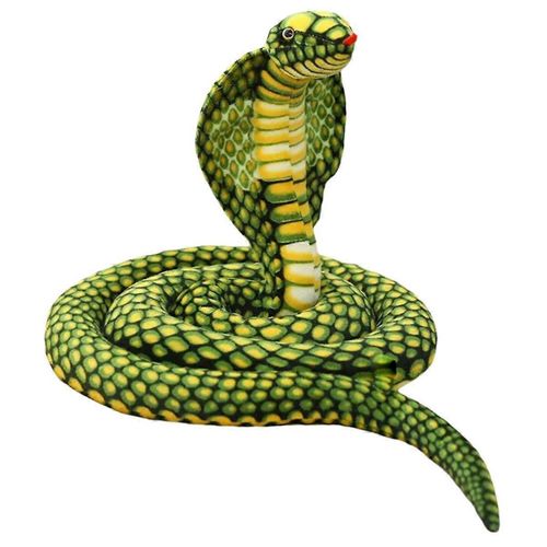 Simulation Poupe Cobra Peluche Jouet Long Python Poupe Rag Poupe Zodiaque Serpent Enroul Faux Serpent Accessoires 170cm