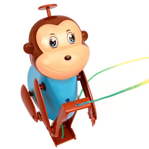 Singe D'Escalade En Corde, Jouet Interactif Amusant Pour Enfants En Bas ge, Jouet Cratif  Tirer Et  Grimper Avec Cordon De Serrage