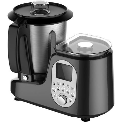 Sirge Robot culinaire multifonctionnel avec 20 programmes automatiques + balance de 5 kg + 12 vitesses + temprature jusqu' 120  C