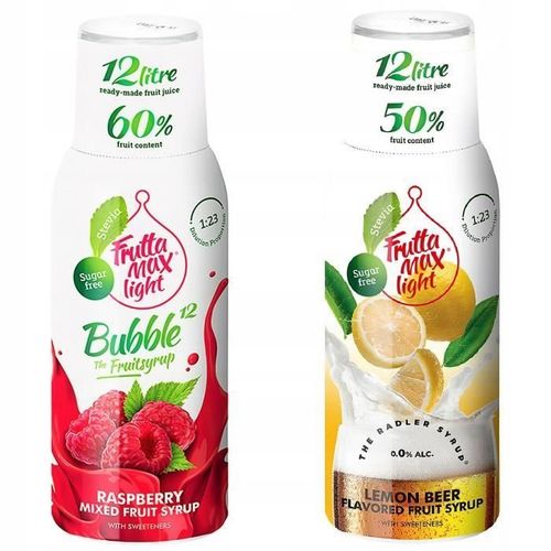 Sirops Fruttamax Framboise Et Radler 500ml