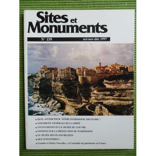 Sites Et Monuments N159 - Octobre, Novembre, Dcembre 1997   de p. albrecht, m.a. dupuy, c. canetti, c. gourdet, h.l.p, r. crosnier, t. buclin, th. ribaldone, p. massart, p. joste, j. bonnafont, me. chaslot, me. martin martinnire, g. de la tour d'auvergne, a. boulant, th. baudrez, m. magnien, et f. tessier  Format Broch 