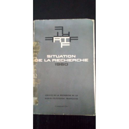 Situation De La Recherche / Cahiers D'tudes De Radio-Tlvision N27-28   de Collectif  Format Broch 
