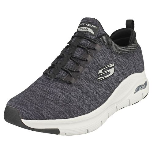 Skechers Arch Fit Waveport Homme Baskets Dcontract Gris Noir - 42