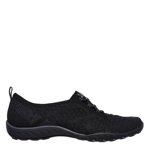 Skechers Breath Easy Baskets Basses  Lacets Chaussures Dcontractes Femmes -Noir-36