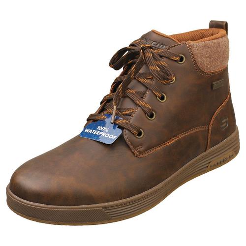 Skechers Cavell Isaac Waterproof Homme Bottes Chocolat - 47 1/2