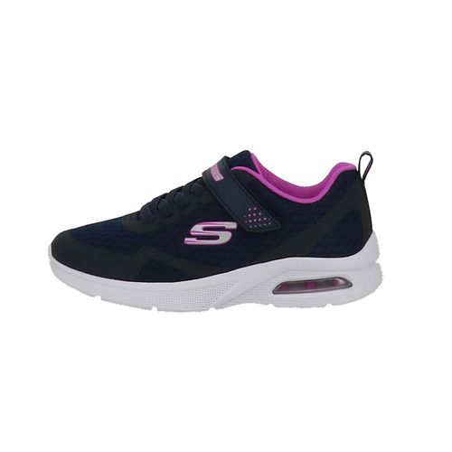 Skechers Microspec Baskets Fille Bleu - 28