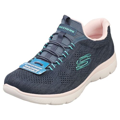 Skechers Summits Vegan Femme Baskets Mode Marine Multicolore - 40