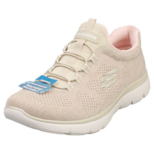 Skechers Summits Vegan Femme Baskets Mode Taupe - 37
