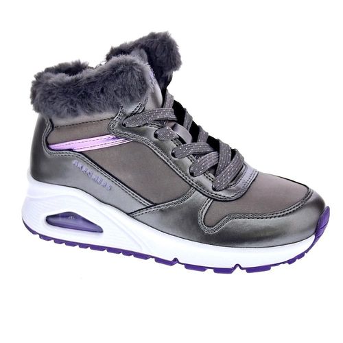Skechers Uno Baskets Fille Argent - 30