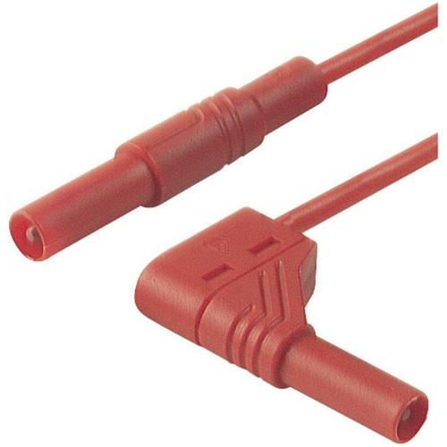 Sks Hirschmann Mls Sil Wg 200/1 Cordon De Mesure De Scurit[Banane Mle 4 Mm -Banane Mle 4 Mm ] 2 M Rouge