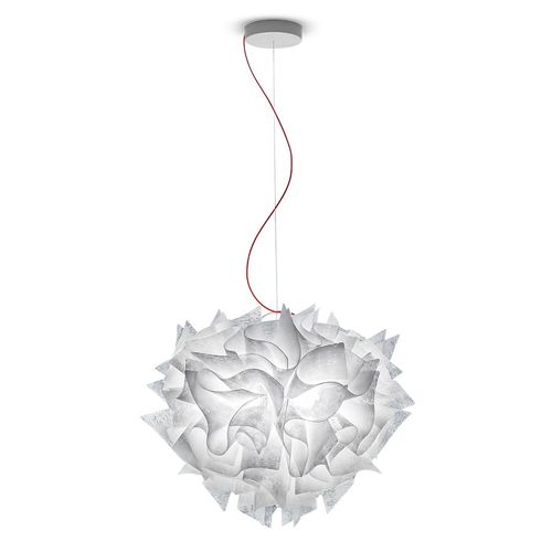 Slamp Lampe  Suspension Veli Suspension Large Couture (Couture Fil Rouge - Opalflex)
