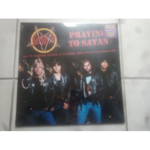 Slayer Praying To Satan Lp Live Zenith Paris 91 Vynil Couleur - 