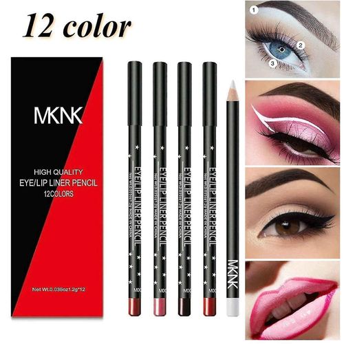 Sleek Make Up Lip Liner Creamy Lip Liner Pencil Long Lasting Lip Liner Avec Sharppens Lip Liner Smooth And Soft Non Dry Facile  Utiliser Wet And Gel Lip Li