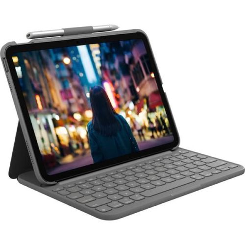 Slim Folio Ipad 10th Gen Grey Uk