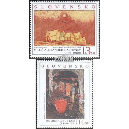 Slovaquie 352-353 (Complte.Edition.) Neuf Avec Gomme Originale 1999 Peintures