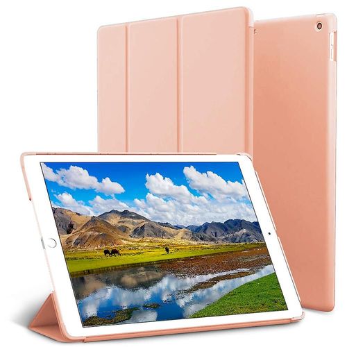 Smart Case Compatible Avec Ipad Air 3 10.5 , tui Magntique Translucide  Dos Mat Avec Veille Automatique / Rveil Or Rose