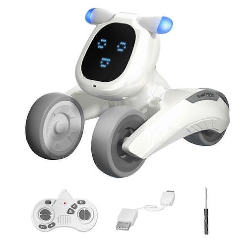 Smart Robot Chiot Chien Rc Robot Puppy Danse Interactif Programme Pour Animaux Robot Chien Commande Vocale Intellig