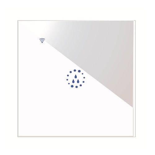 Smart Switch Touch Panel Voice Remote Control Timer Les commutateurs de chauffe-eau extrieurs fonctionnent avec Alexa Google Home pour la maison intelligente, Blanc