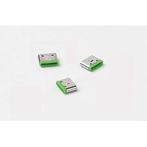 Smartkeeper Cl04p1gn Bloqueur De Port Usb Type-c Vert Plastique 10 Pi
