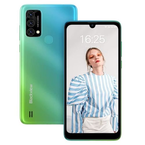 Smartphone Blackview A50 64Go Quad-core Unisoc T310 6,09Pouces cran HD+ 5MP+13MP 4280mAh Android 11 GPS Tlphone Portable