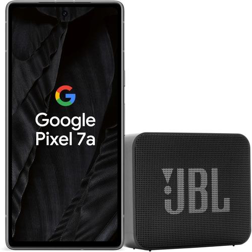 Smartphone GOOGLE Pack Pixel 7a + JBL Go Essentiel Noir