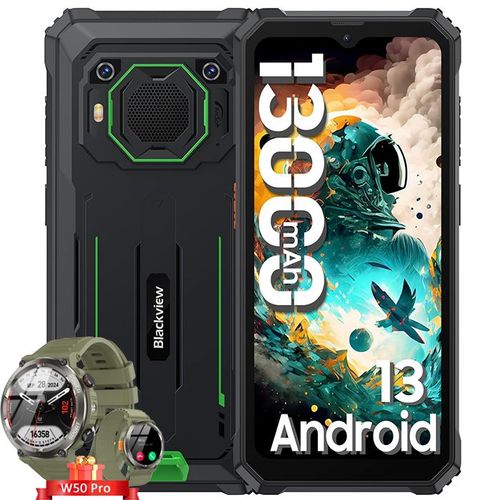Smartphone Incassable Blackview BV6200 13000mAh Android 13 6,56