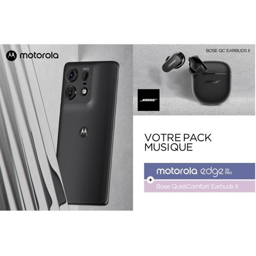 Smartphone MOTOROLA Pack Edge 50 Pro 512 Noir+Buds Bose