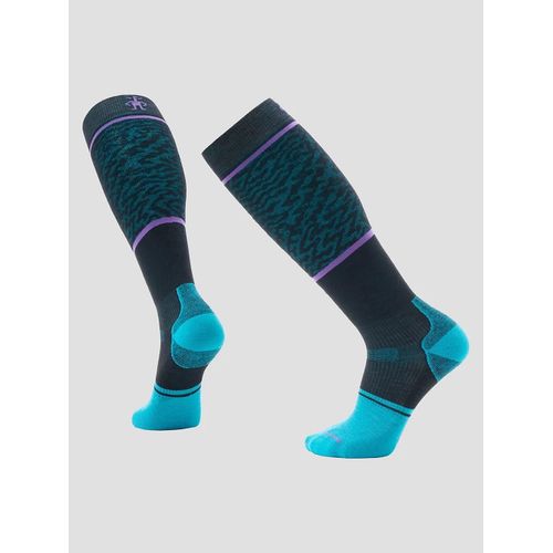 Smartwool Snowboard Targeted Cushion Retro Line Ot Chaussettes Techniques Bleu