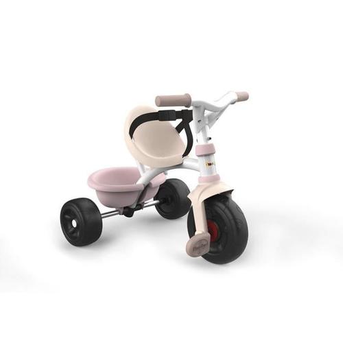 Smoby Tricycle Enfant volutif Be Fun - Structure Mtal - Rose