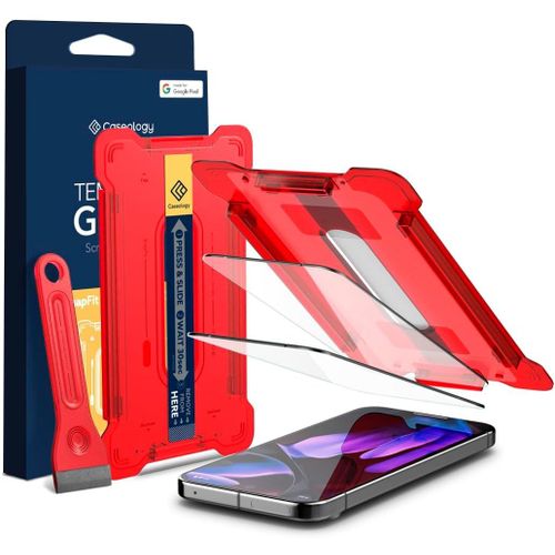 Snap Fit Pour Google Pixel 9 Pro Xl Protecteur D'Cran [Verre Tremp Avec Kit D'installation] [Anti-Rayures] Protecteur D'Cran Pour Google Pixel 9 Pro Xl - Paquet De 2