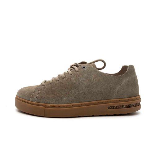 Sneakers Birkenstock Bend Low Decon Femme Gris Taupe, Cuir Nubuck - 39