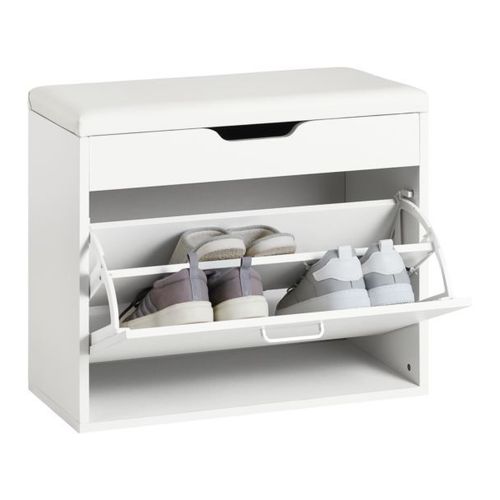 Sobuy Banc  Chaussures Meuble Chaussures Commode  Chaussures Meuble DEntre 1 Abattant, Fsr95-W
