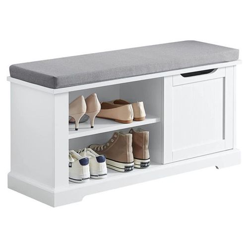 Sobuy Banc De Rangement Avec Coussin Rembourr Meuble Bas Entre Commode  Chaussure Banquette, Fsr84-W