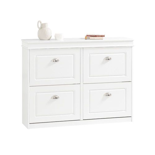 Sobuy Chaussures Armoire  Chaussures Commode  Chaussures 4 Abattants Meuble D'entre, Fsr79-W