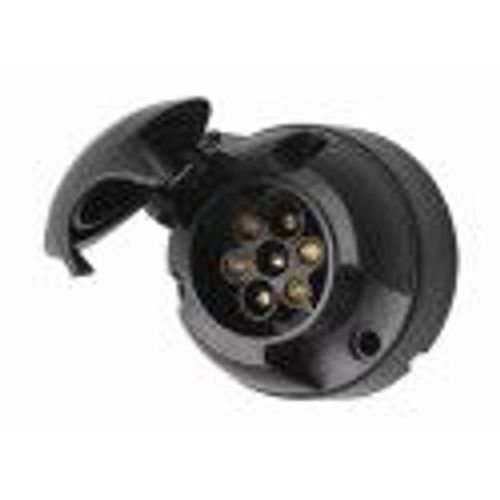 Socle Prise Femelle Remorque Caravane 7 Ples 12 V Capot Protection Bgs